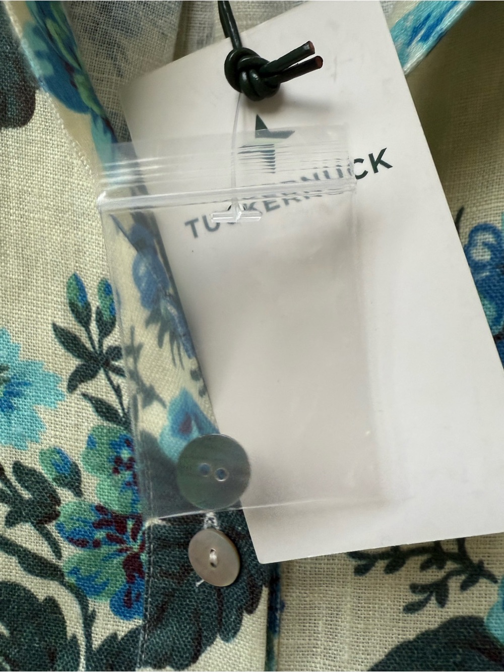 NWT Tuckernuck Zinnia Floral Callahan Linen Dress - Picture 6 of 15